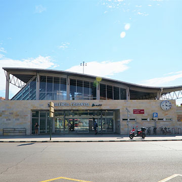 Estación de tren Valencia-Cabañal